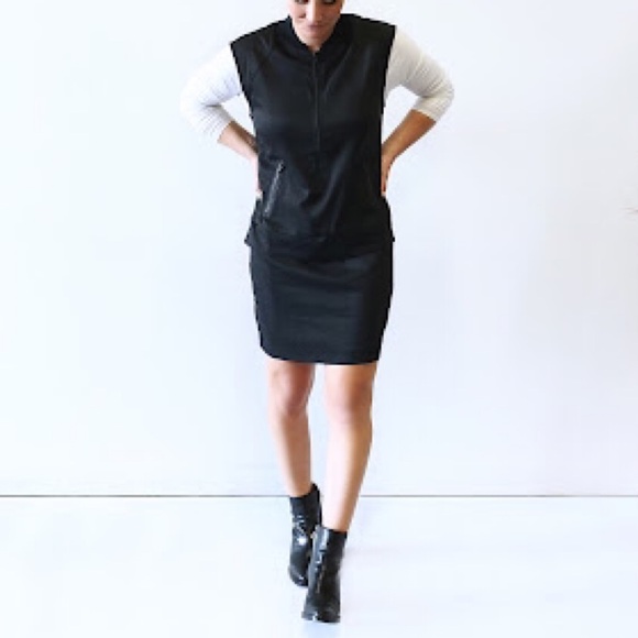 Athleta Derek Lam 10C Studio Dress black small - Picture 2 of 12